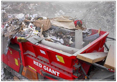 德國原裝強力破碎機破碎垃圾廢棄物