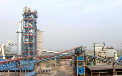 5000t/d新型干法水泥生產(chǎn)線廠區(qū)圖