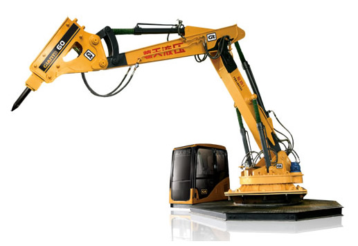 驚天液壓固定式液壓破碎機被認定為國家重點新產(chǎn)品