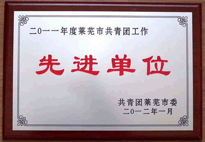 山東萊蕪煤機(jī)獲萊蕪市共青團(tuán)先進(jìn)單位稱號(hào)