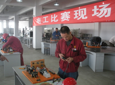 職工技能比賽現(xiàn)場(chǎng)