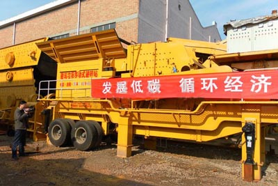 洛陽凱興礦山機械推出的建筑垃圾破碎站