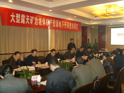 《大型露天礦邊坡體礦產(chǎn)資源地下開采技術(shù)研究》通過鑒定