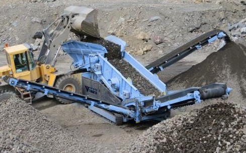 履帶式移動破碎站