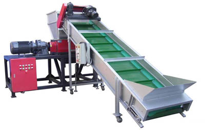 強(qiáng)力塑料破碎機(jī)適合破碎普通片材、管材、型材、板材及包裝材料等塑料制品