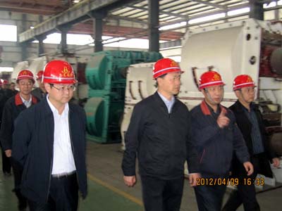 市長(zhǎng)一行到四川皇龍檢查指導(dǎo)工作