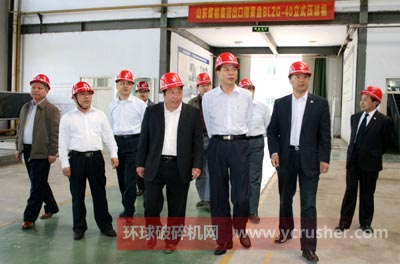 山東省煤炭工業(yè)局局長喬乃琛到山東煤機(jī)集團(tuán)檢查指導(dǎo)工作