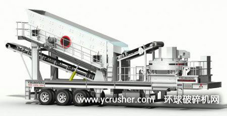 破碎篩分一體化設(shè)備之輪胎式移動(dòng)破碎站