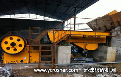 鐵礦石生產(chǎn)線中的顎式破碎機(jī)設(shè)備