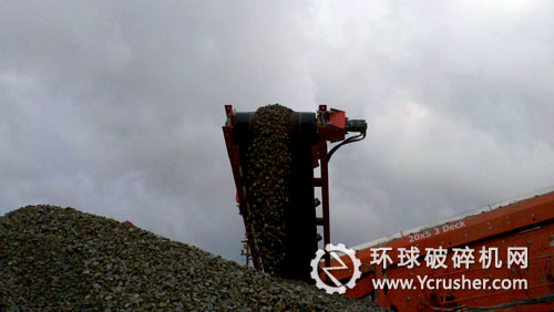 特雷克斯南方路機(jī)提供的骨料生產(chǎn)線破碎出來的骨料
