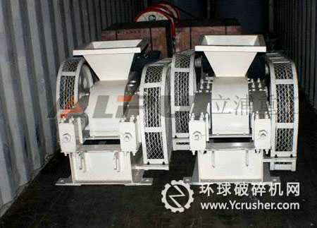 上海立浦重工對輥式破碎機發(fā)貨