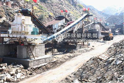 內蒙古鐵礦石破碎生產(chǎn)線現(xiàn)場