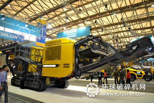阿特拉斯·科普柯履帶式移動破碎機亮相上海寶馬展