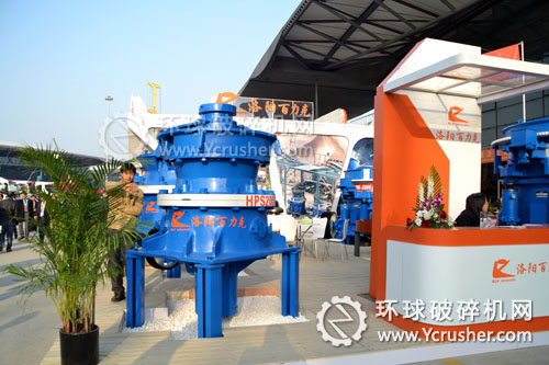 上海寶馬展百力克hps單缸液壓圓錐破碎機(jī)