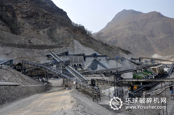 烏東德大型人工砂石系統(tǒng)建成