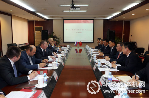 國建材集團(tuán)宋志平董事長與歐洲水泥集團(tuán)M.A. Skorokhod總裁會晤