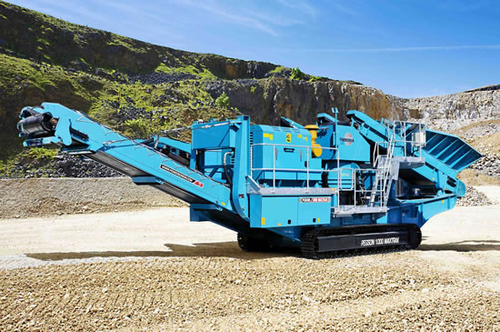 POWERSCREEN移動式破碎站