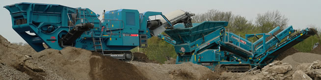 POWERSCREEN移動式破碎站