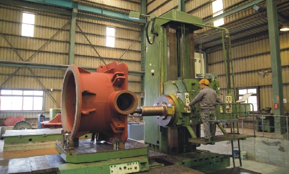 臺(tái)灣明裕機(jī)械股份有限公司加工區(qū)德國搪床 (直徑 160mm)