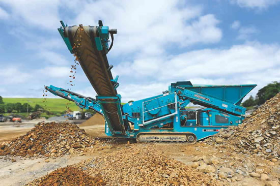 POWERSCREEN移動式振動篩分機(jī)