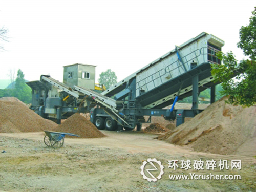 廣州環(huán)能建寶公司的移動(dòng)式建筑垃圾破碎分篩設(shè)備