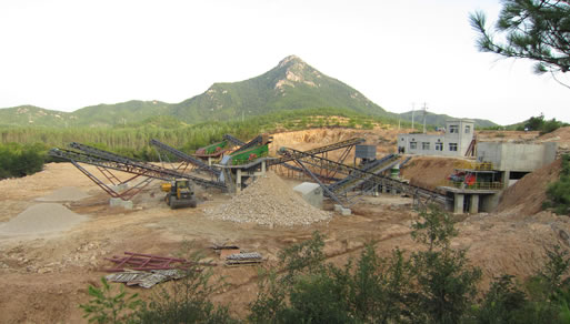 南昌礦機(jī)為紅安能如礦業(yè)提供的200t/h骨料生產(chǎn)線