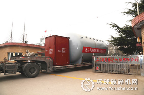 萊蕪煤機出口加壓過濾機發運出廠