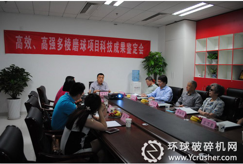 河北首鼎金屬制品“高效、高強多棱磨球”項目科技成果鑒定會