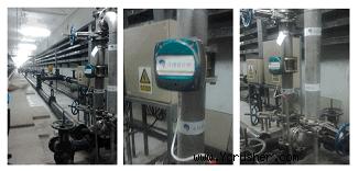 在初沉池排出口安裝的TS FT150 Metso TS傳感器。