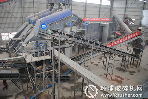 天水華建工程新材料有限公司新建的機制砂生產線