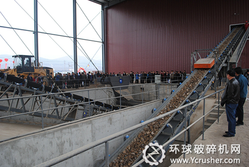 天水華建工程新材料有限公司新建的機制砂生產線