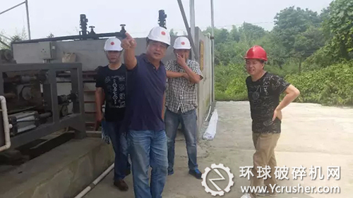 安吉縣機制砂場安全生產(chǎn)進行聯(lián)合執(zhí)法檢查