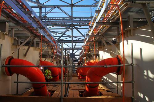 脫泥浮選廠(chǎng)房?jī)?nèi)管道焊接