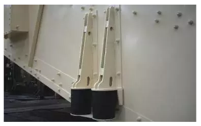 V系列振動(dòng)篩巧用橡膠彈簧結(jié)構(gòu)