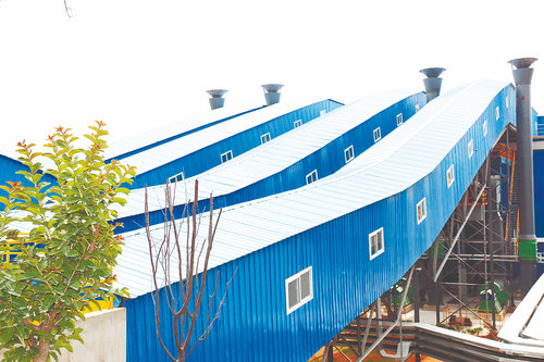 河南孟電水泥集團骨料生產(chǎn)線