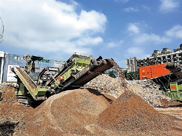 邯鄲邯山區(qū)推行建筑垃圾循環(huán)利用