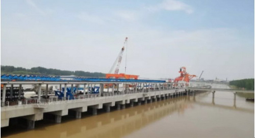 總投資約91億元，國內最大規模&mdash; 長九（神山）灰巖礦泊位已經建設近半