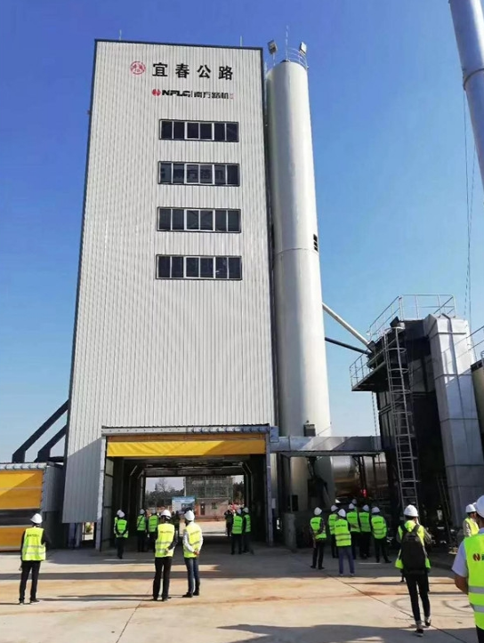 南方路機全環保瀝青混合料攪拌設備在江西宜春市政的應用