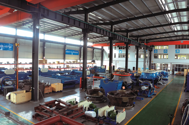 埃里斯克礦山工程機(jī)械有限公司破碎篩分設(shè)備生產(chǎn)車間